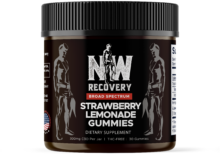 Broad Spectrum Strawberry Lemonade CBD Gummies - Naked Warrior Recovery
