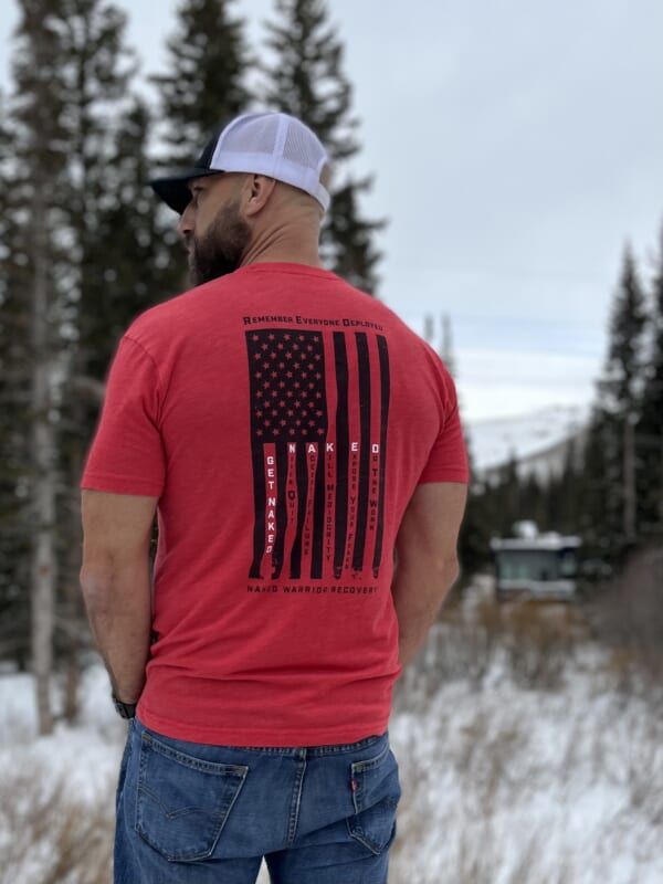 Remember Everyone Deployed (RED) Mens Shirt - Naked Warrior Recovery