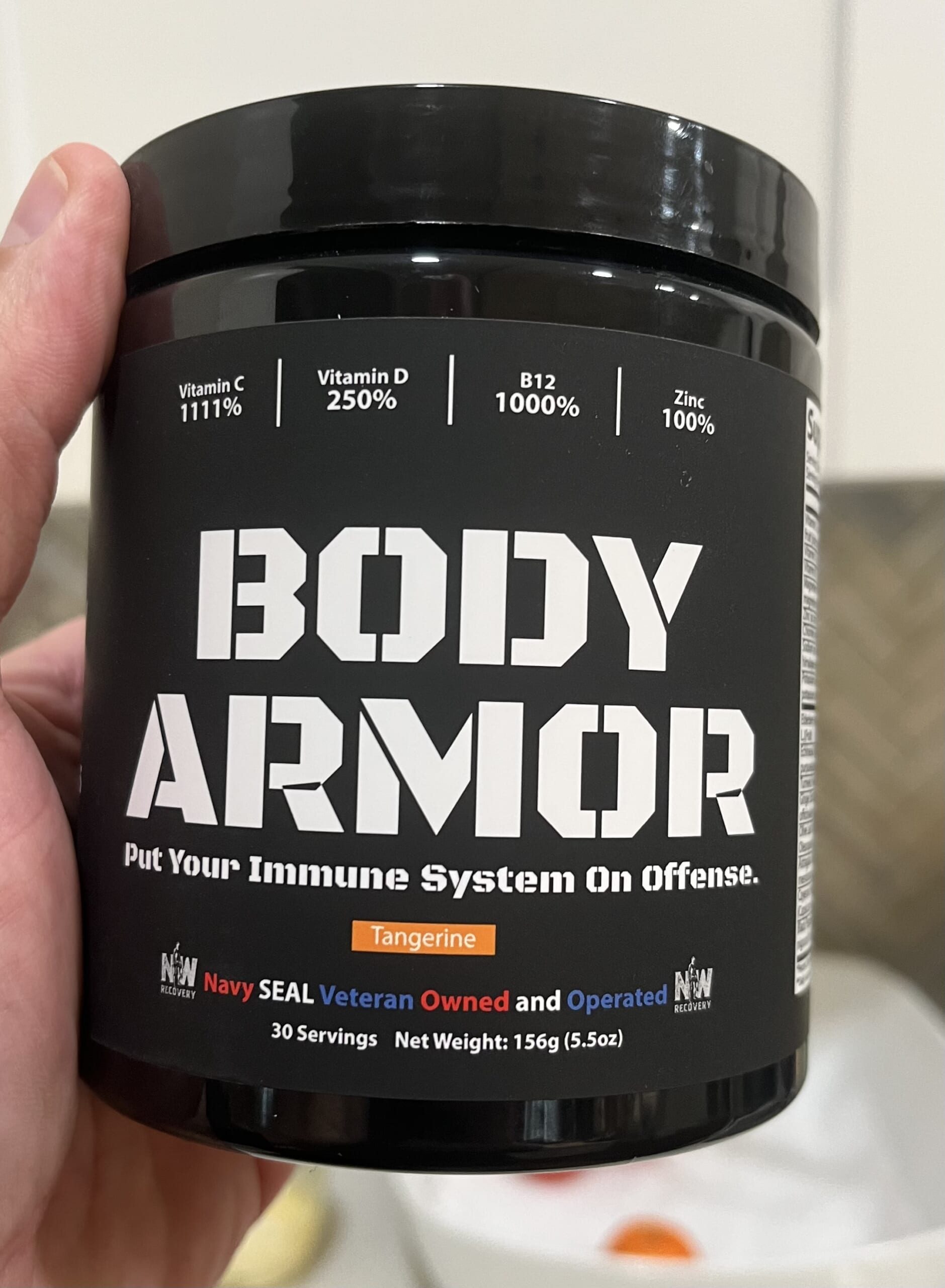 Naked Warrior Recovery Body Armor IMMUNE - Immunity Booster